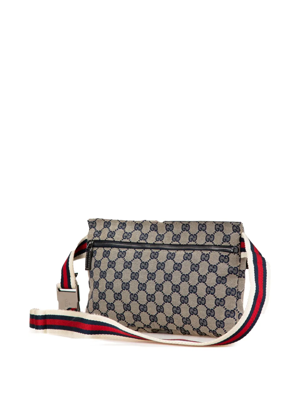 Gucci Pre-Owned 2000-2015 GG canvas Double Pocket heuptas - Bruin