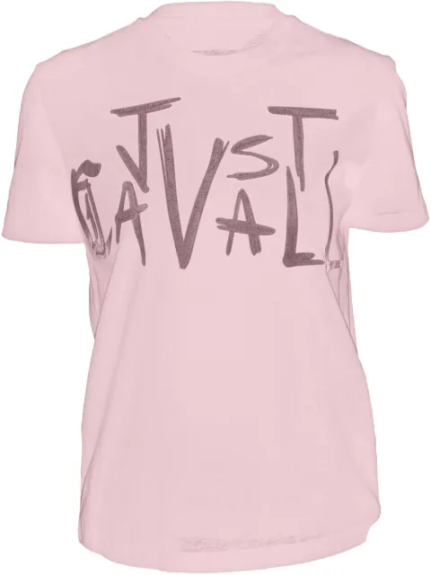Just Cavalli logo-appliqué T-shirt