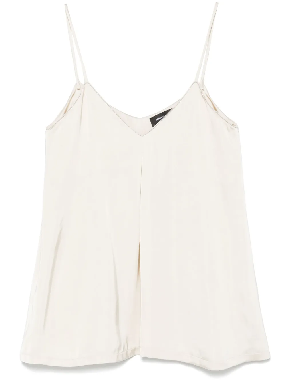 Fabiana Filippi Tanktop met kralendetail Beige