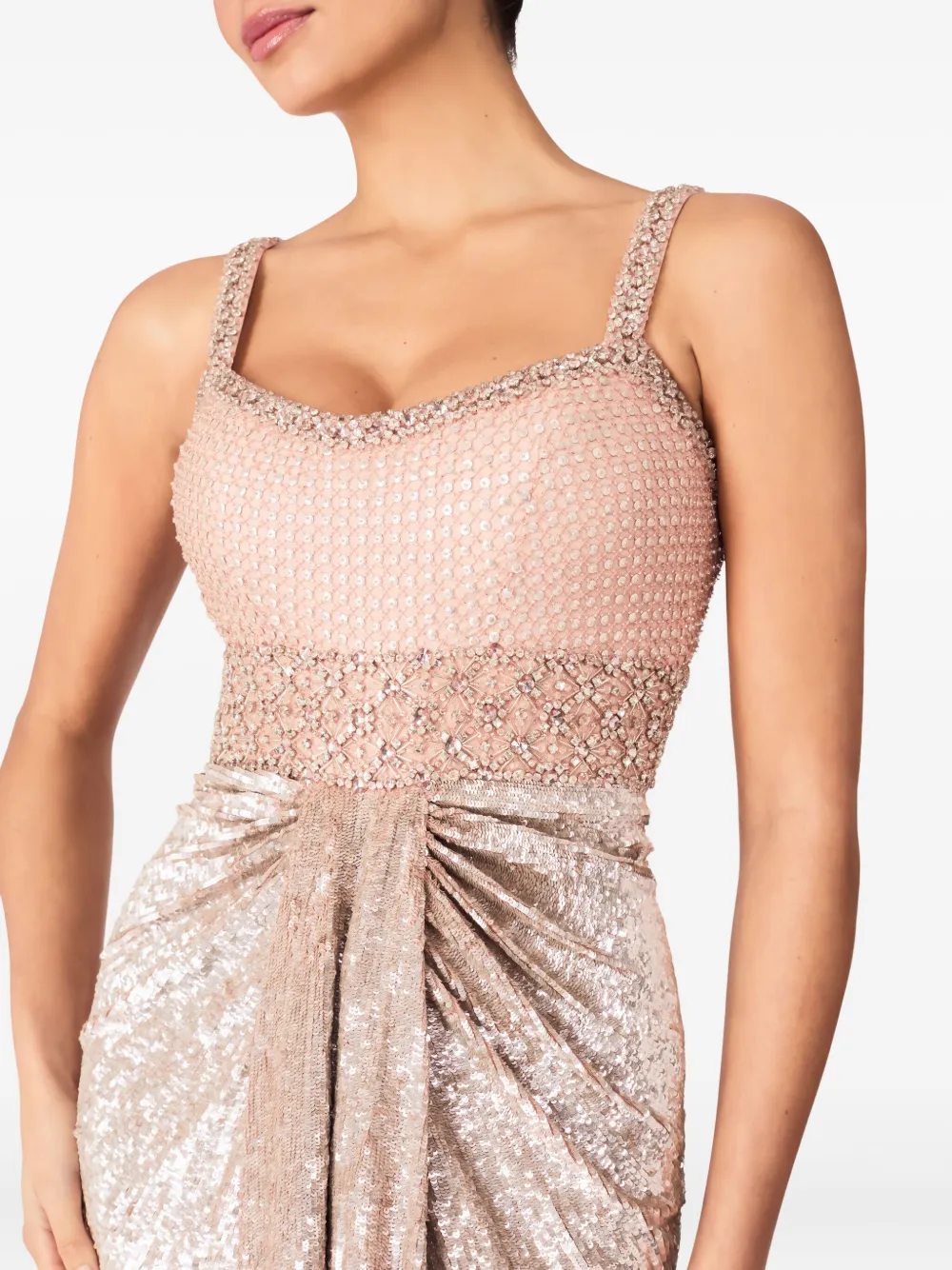 Jenny Packham Only You maxi-jurk Roze