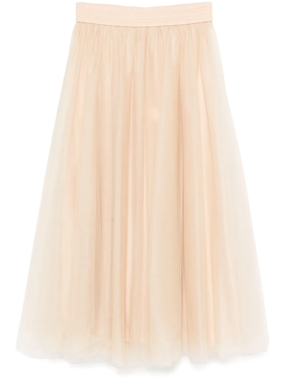 Fabiana Filippi Tule midi-rok Beige