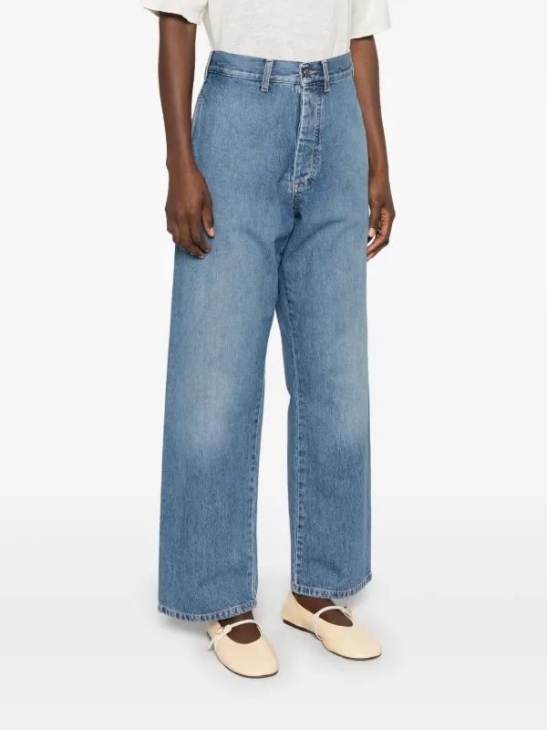 Plan C straight-leg Belted Jeans | Blue | FARFETCH