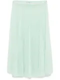 Fabiana Filippi tulle midi skirt - Green