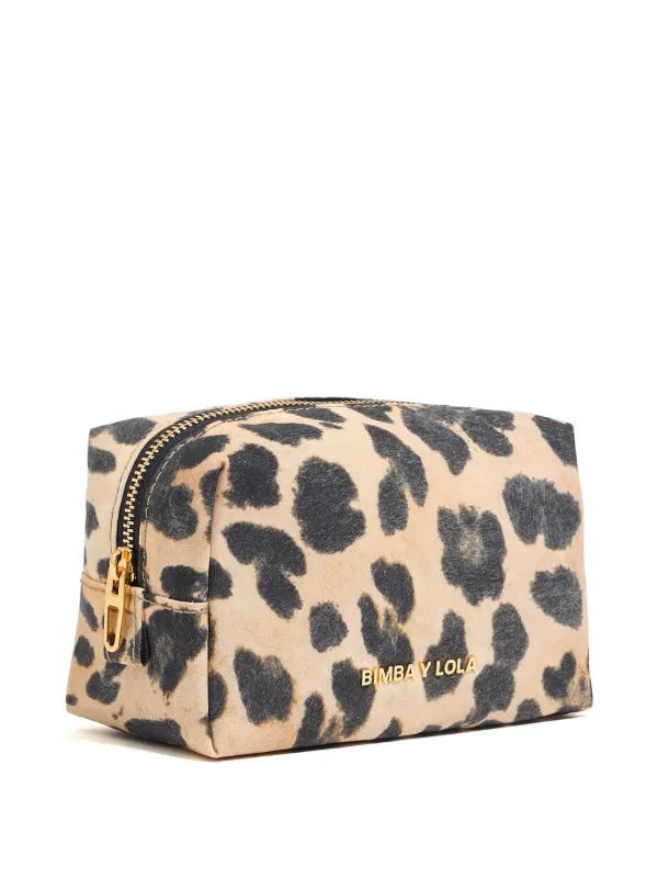 【BIMBA Y LOLA】レオパード柄ポーチ BIMBA Y LOLA】レオパード柄ポーチ