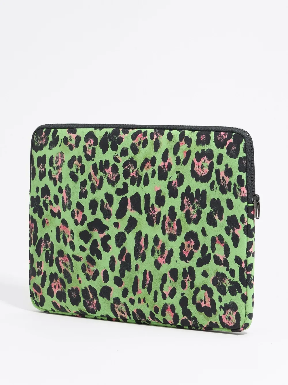 Bimba y Lola Laptophoes met luipaardprint (13 5 inch) Groen