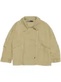 Bimba y Lola fluid double-breasted jacket - Green