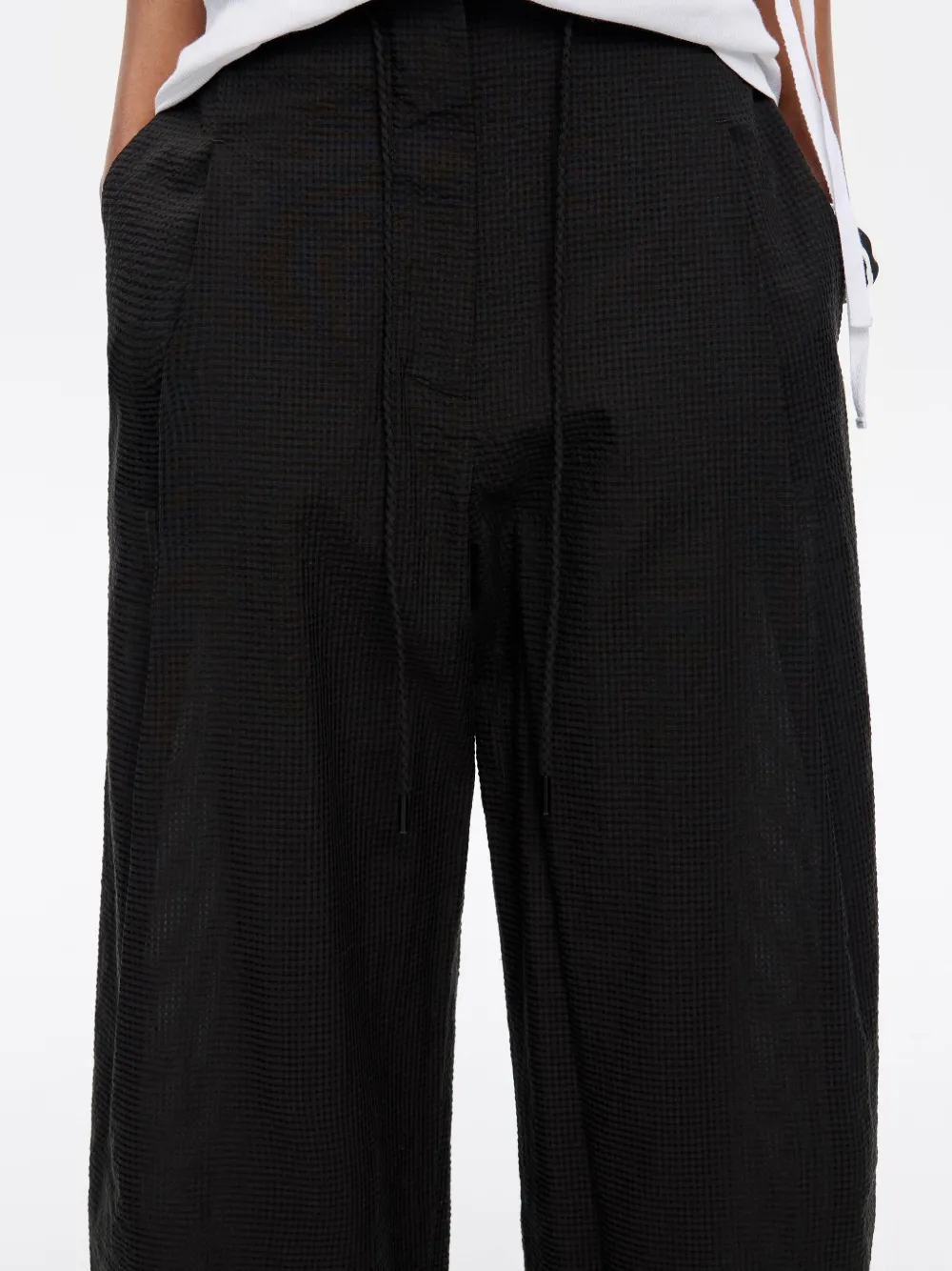 Bimba y Lola Broek met textuur Zwart