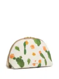 Bimba y Lola large floral-print cosmetics pouch - White