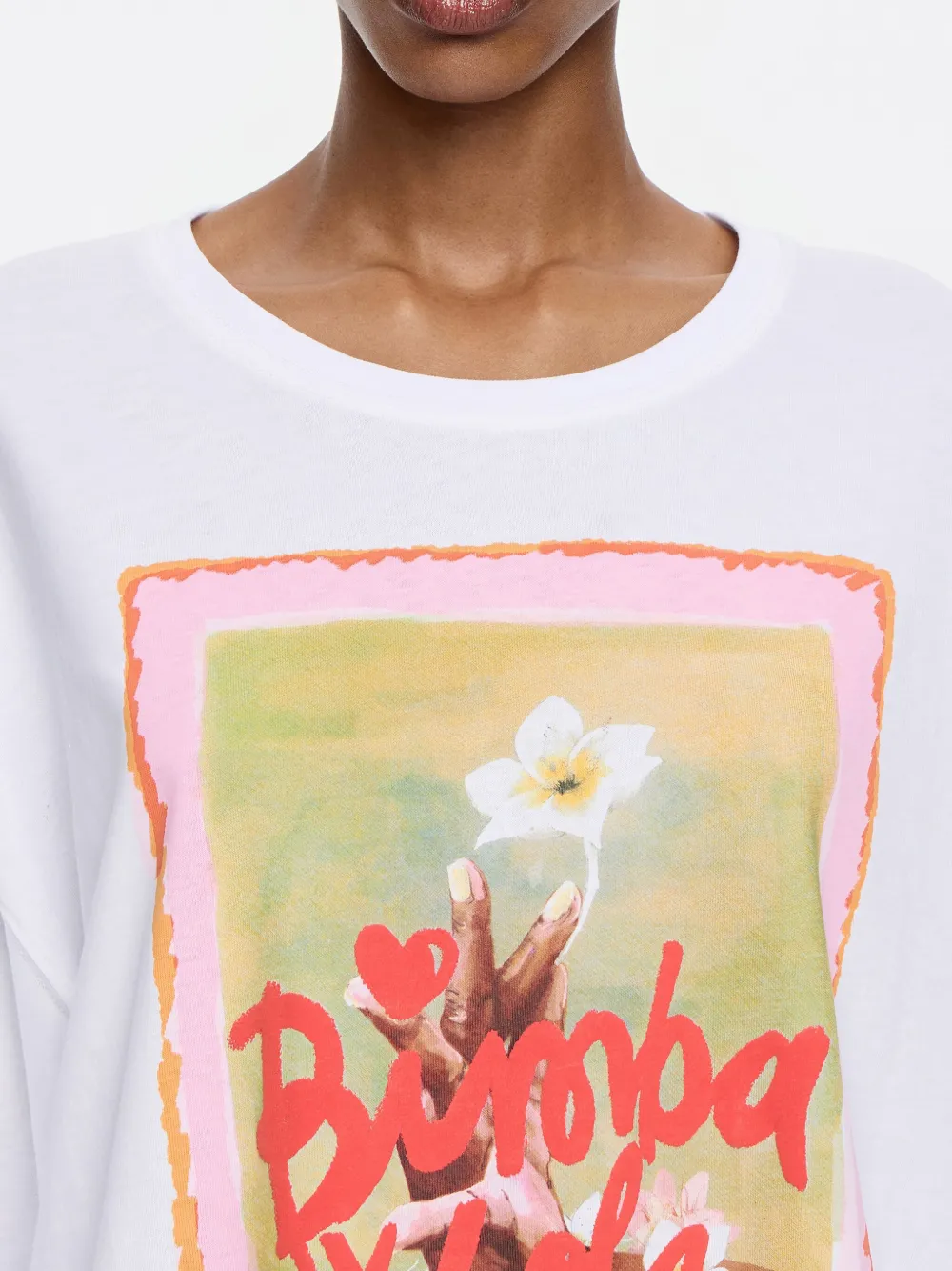 BIMBA Y LOLA LOGO-PRINT T-SHIRT