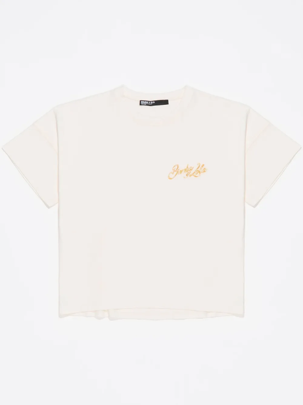 BIMBA Y LOLA LOGO-EMBROIDERED T-SHIRT 