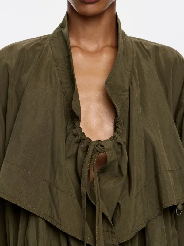 Bimba y Lola Fluid double-breasted Jacket | Green | FARFETCH IN