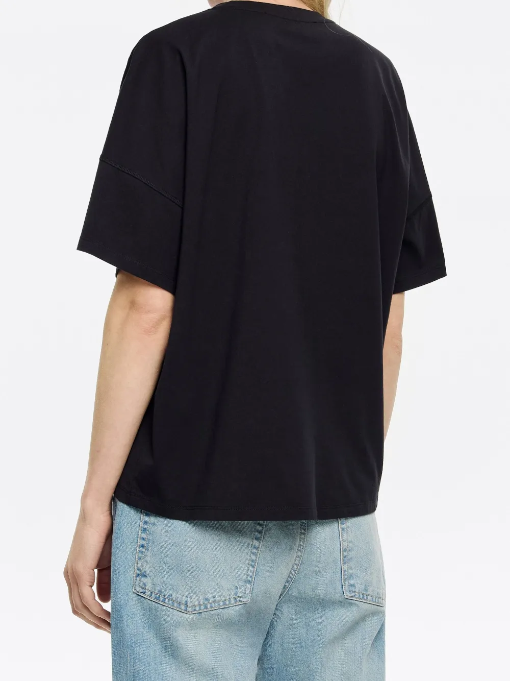 BIMBA Y LOLA LOGO-EMBROIDERED T-SHIRT 