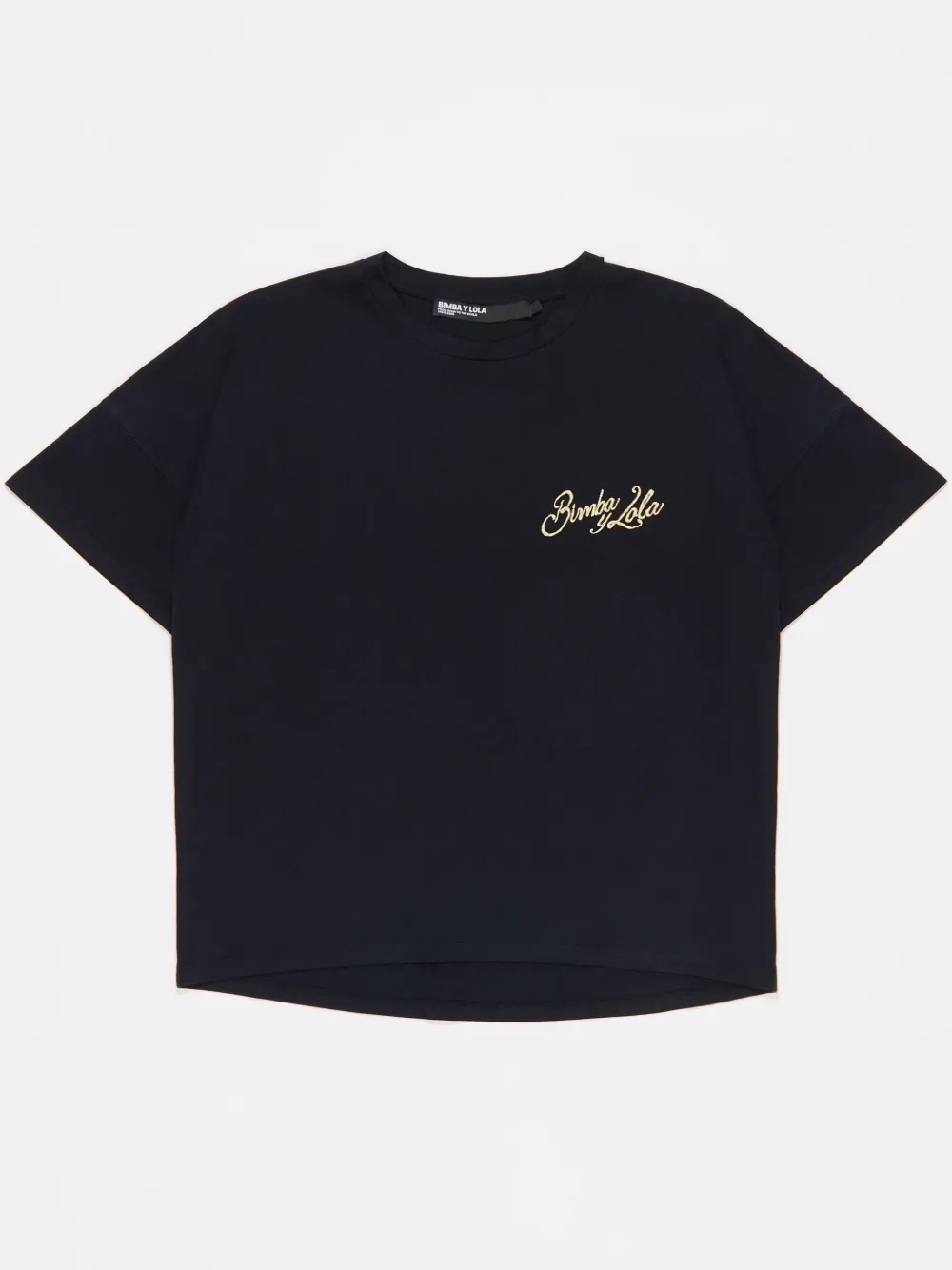 BIMBA Y LOLA LOGO-EMBROIDERED T-SHIRT 