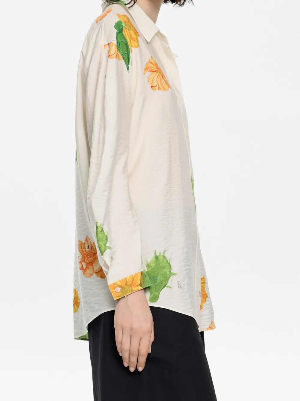 Bimba y Lola Blouse met Cactus-print Wit