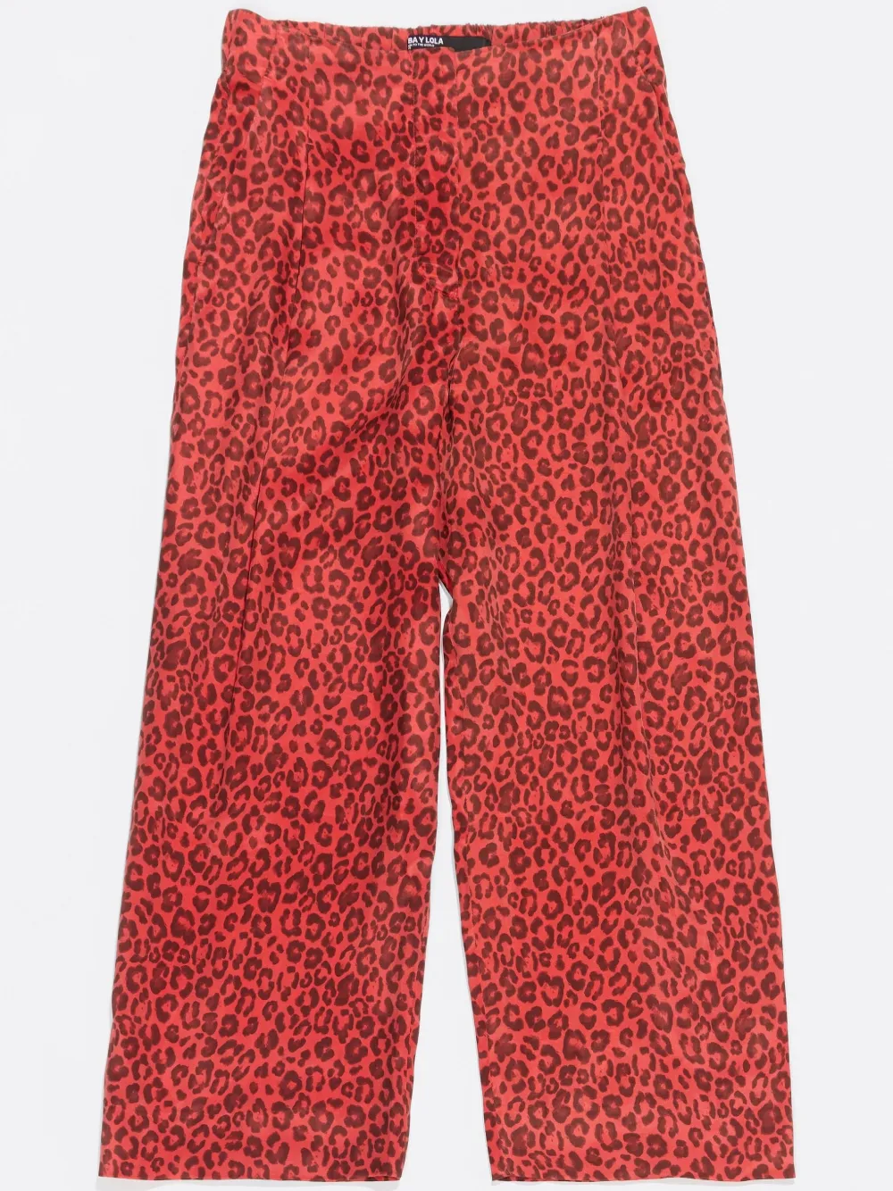 BIMBA Y LOLA ANIMAL-PRINT FLUID TROUSERS