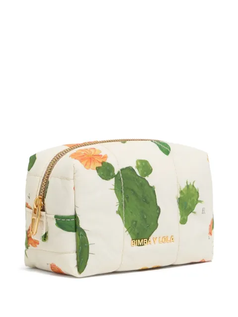 Bimba y Lola cosmetiquera pequeña con estampado floral