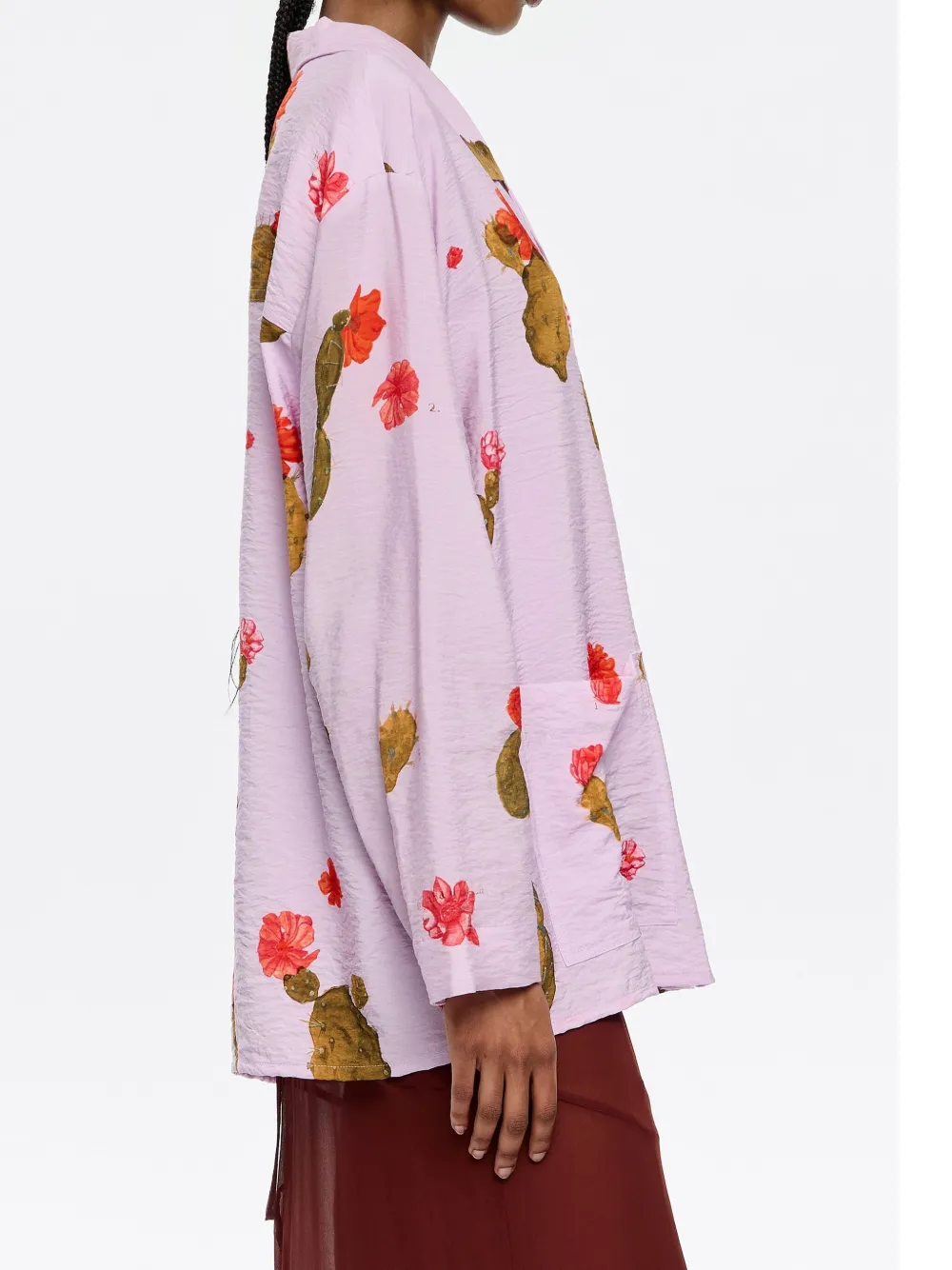 Bimba y Lola Blouse met Cactus-print Roze