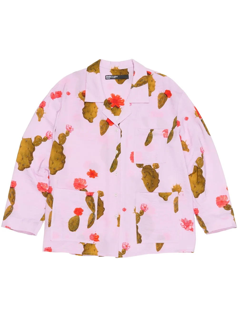 Cactus-print shirt