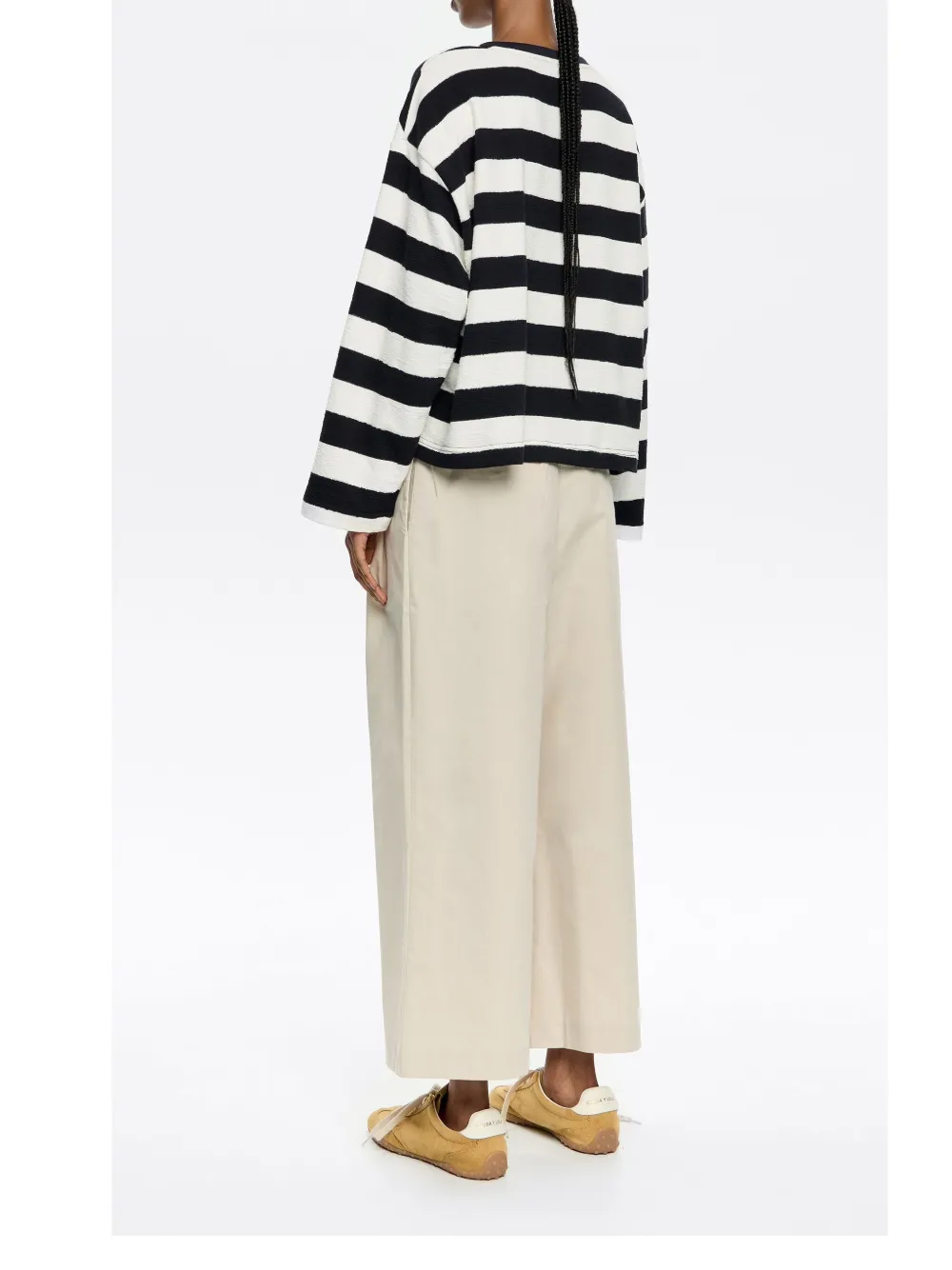 Bimba y Lola Cropped broek Beige