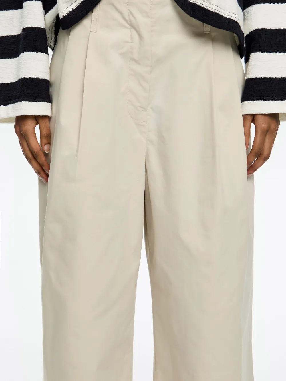 Bimba y Lola Cropped broek Beige