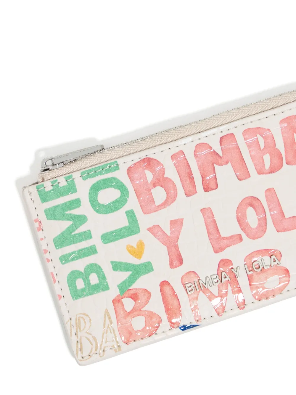 Bimba Y Lola Logo-print Wallet In Neutrals