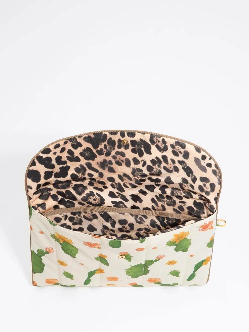 Bimba y Lola Laptophoes met cactusprint (13 5 inch) Beige