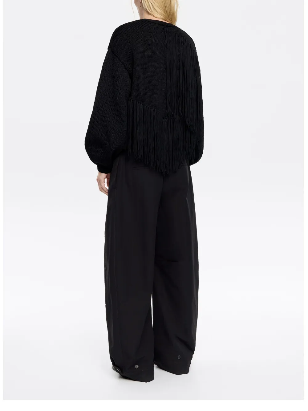 Bimba y Lola Vest met franje Zwart