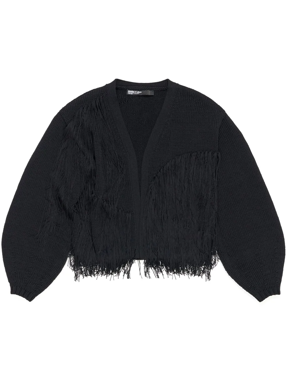 fringed cardigan