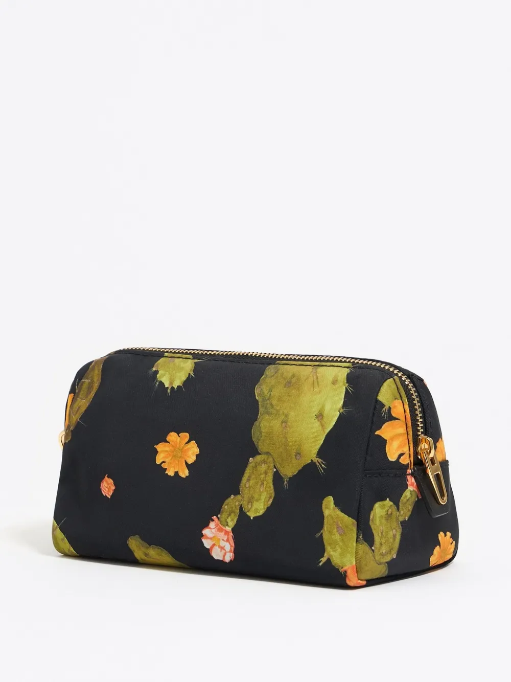 Bimba y Lola Make-up tas met bloemenprint Zwart