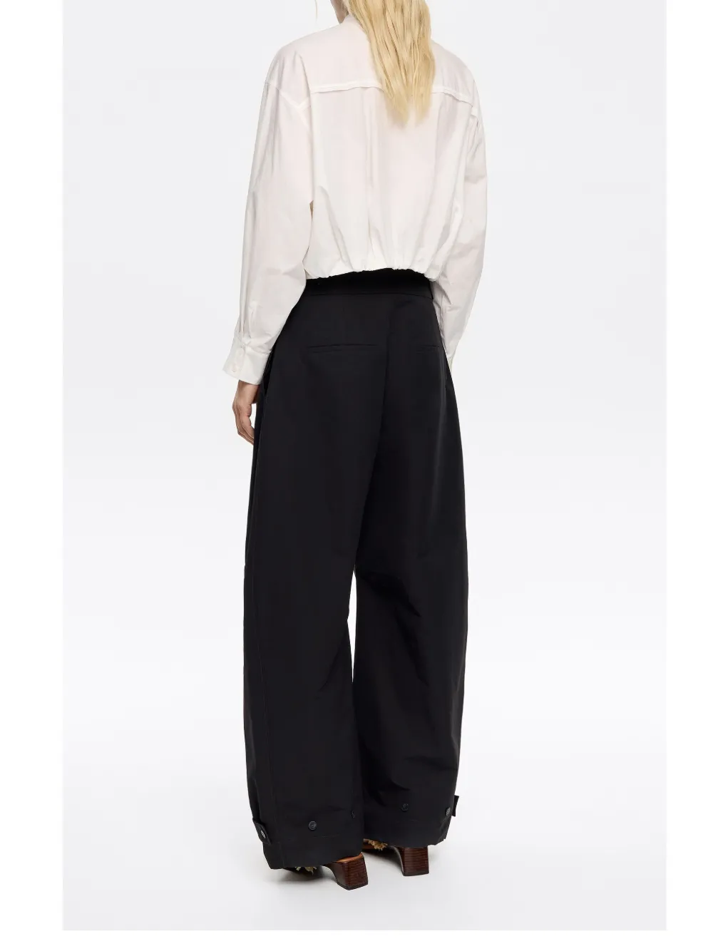 Bimba y Lola Broek met toelopende pijpen Zwart