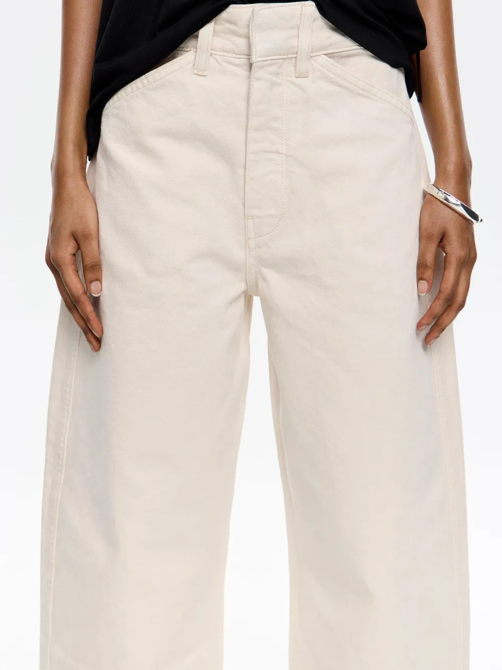 BIMBA Y LOLA WIDE-LEG TAPERED JEANS 