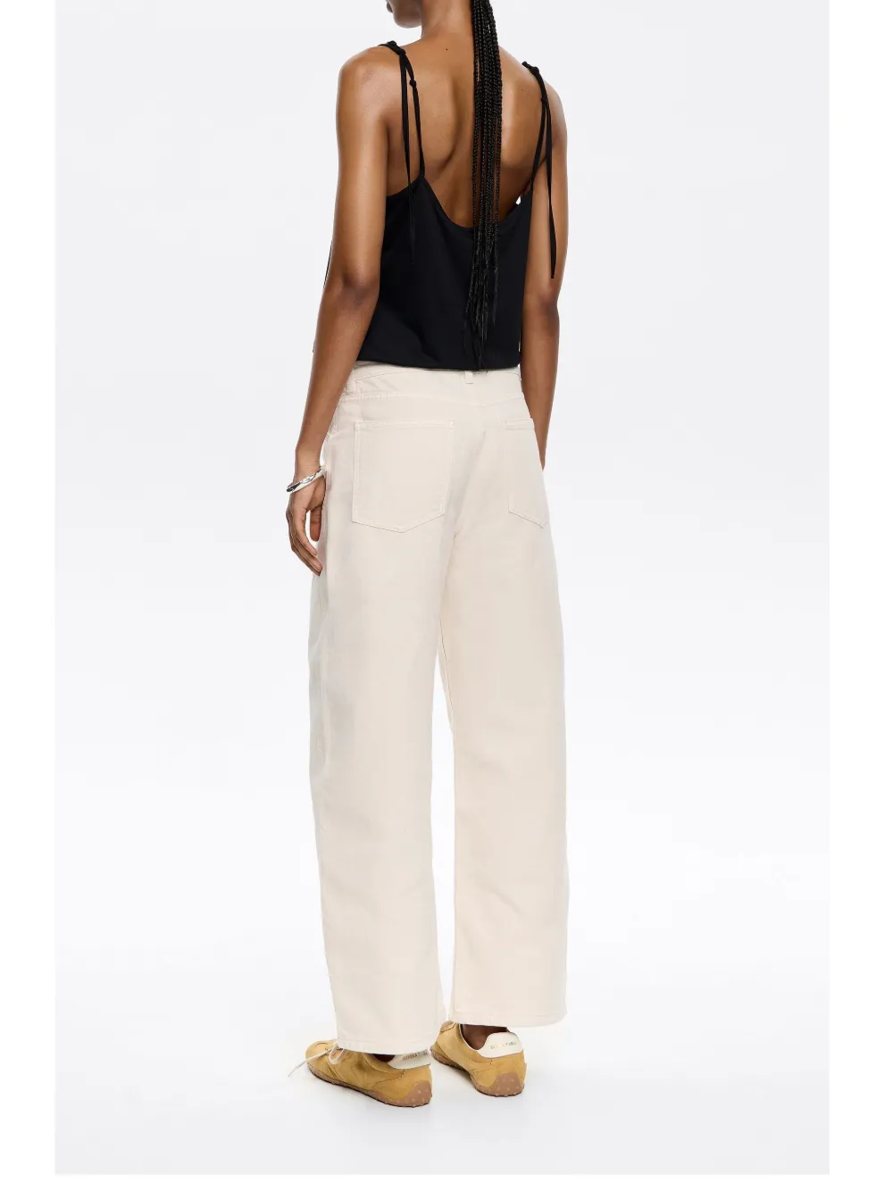 BIMBA Y LOLA WIDE-LEG TAPERED JEANS 