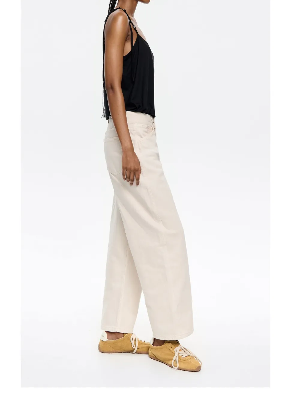 BIMBA Y LOLA WIDE-LEG TAPERED JEANS 