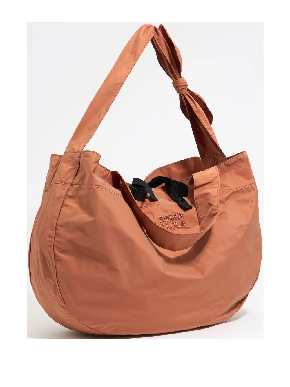 Shop Bimba Y Lola Large Knot-strap Tote Bag In Orange