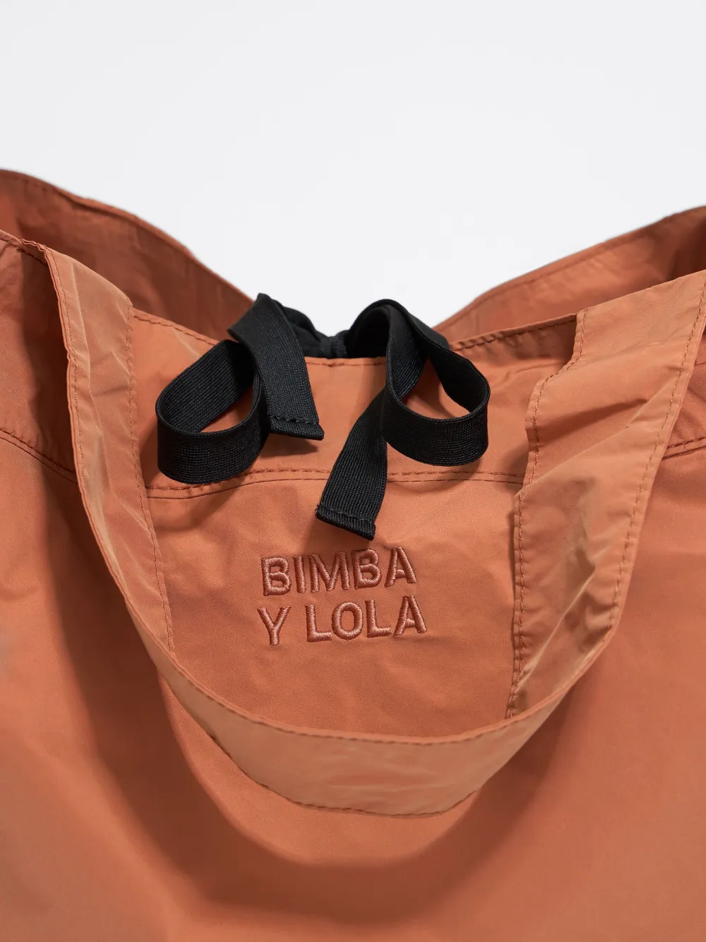 Shop Bimba Y Lola Large Knot-strap Tote Bag In Orange