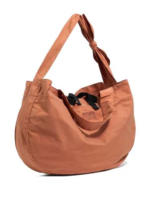 Bimba y Lola large knot-strap tote bag