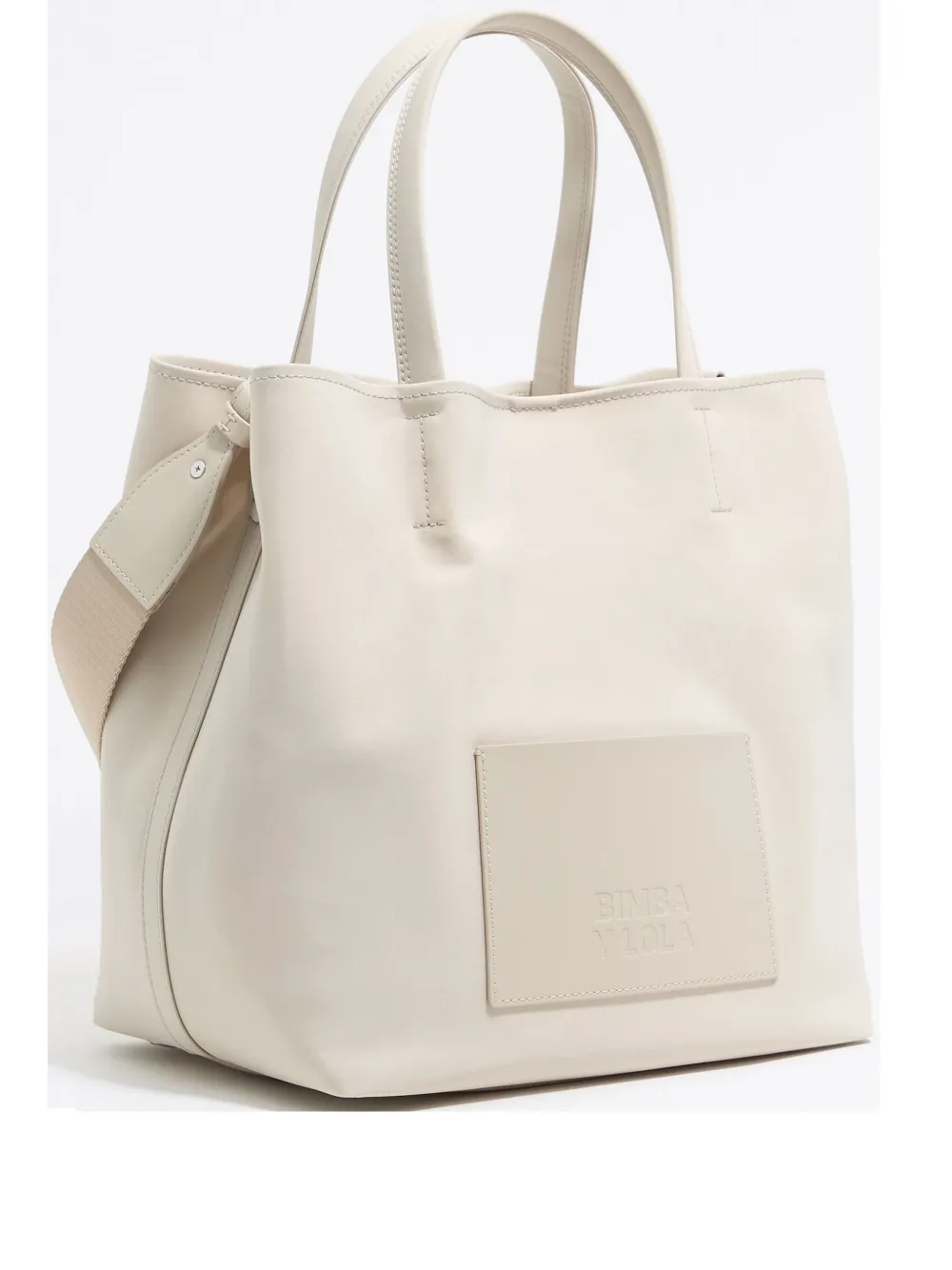 Bimba Y Lola Small Chihuahua Tote Bag In White