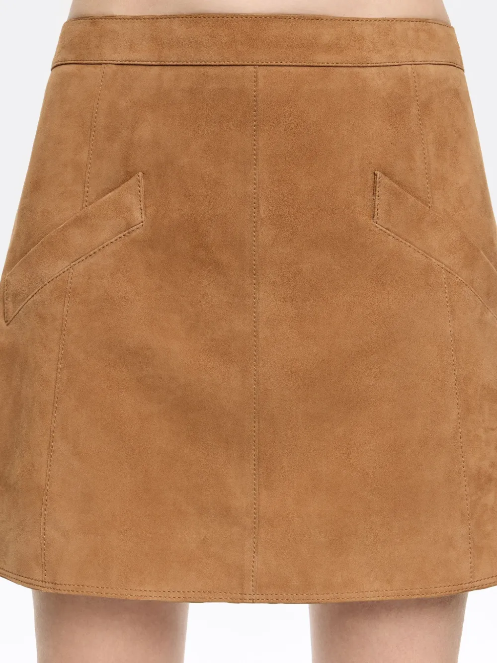 Bimba y Lola Leren mini-rok Bruin