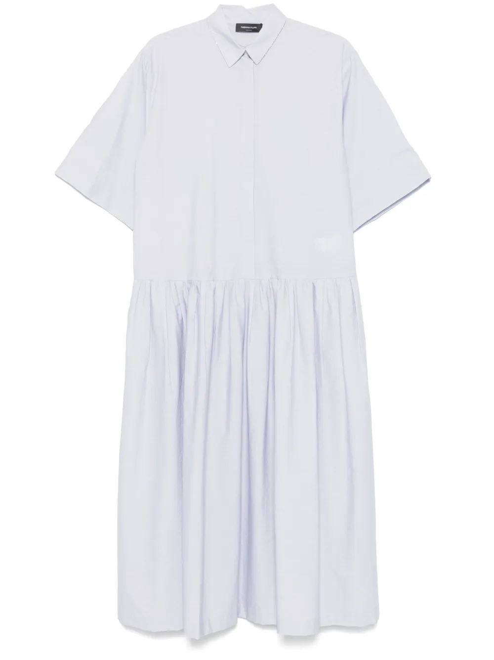 poplin midi dress