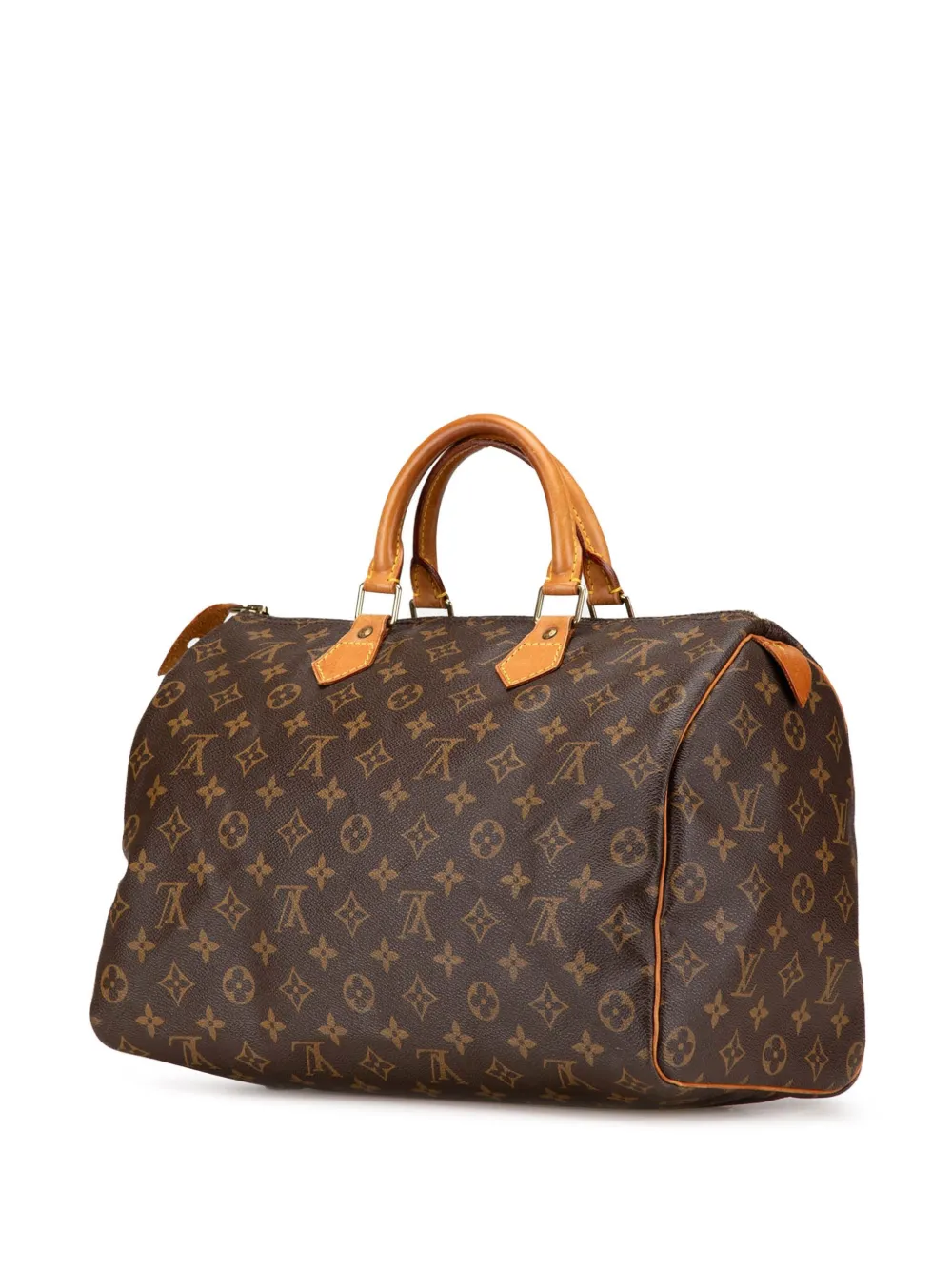 Louis Vuitton Pre-Owned 1997 Speedy 35 Boston tas met monogram - Bruin