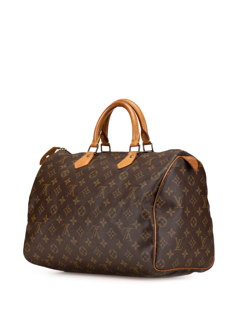 Louis Vuitton Pre-Owned 1991 Speedy 35 Boston tas met monogram - Bruin