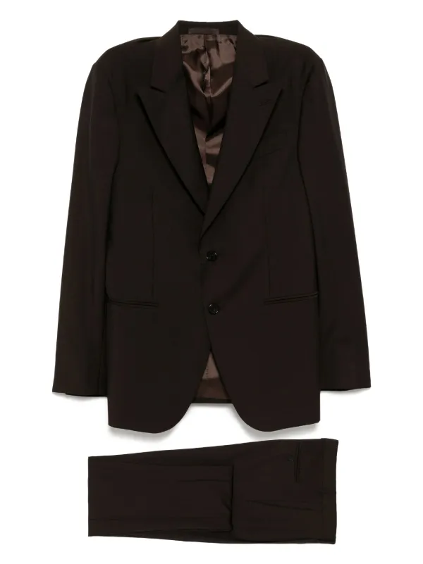 Caruso シングルスーツ | ブラウン | FARFETCH JP