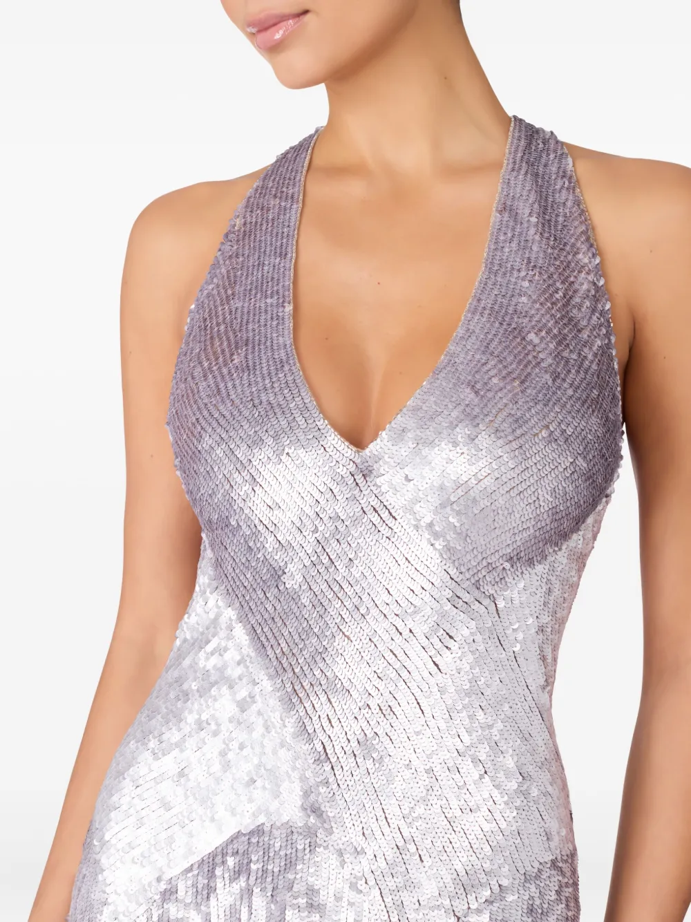 Jenny Packham Night Fever maxi-jurk Paars