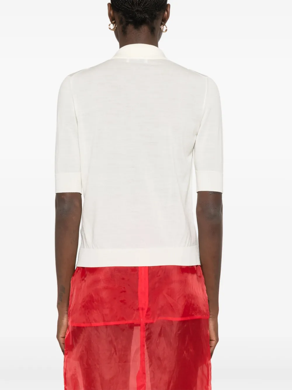 Shop Pt Torino Wool Top In White