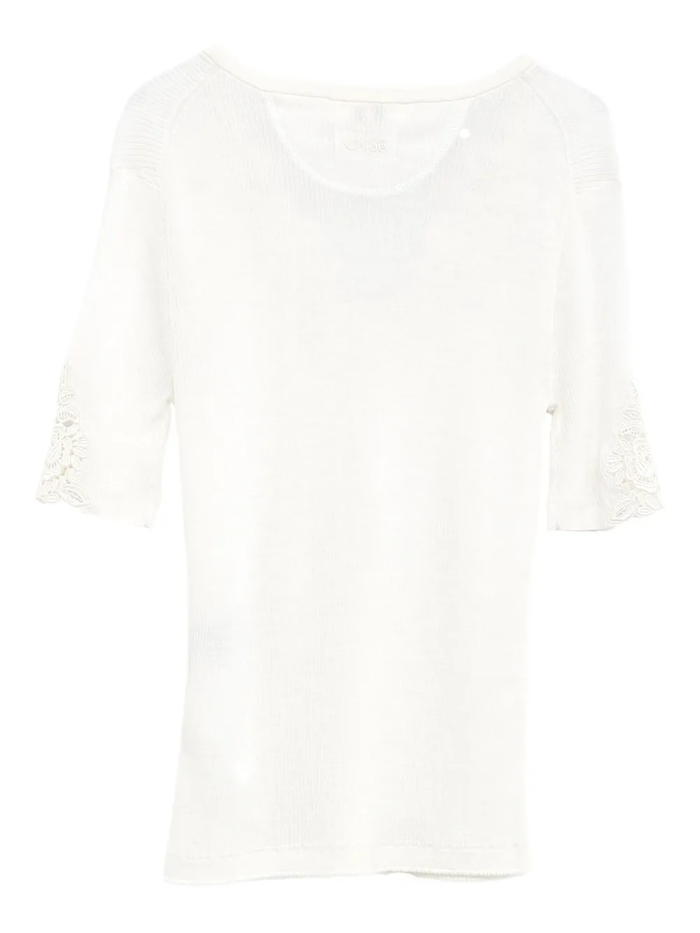 Chloé playera con encaje floral | Playeras y jerséis | Image 2