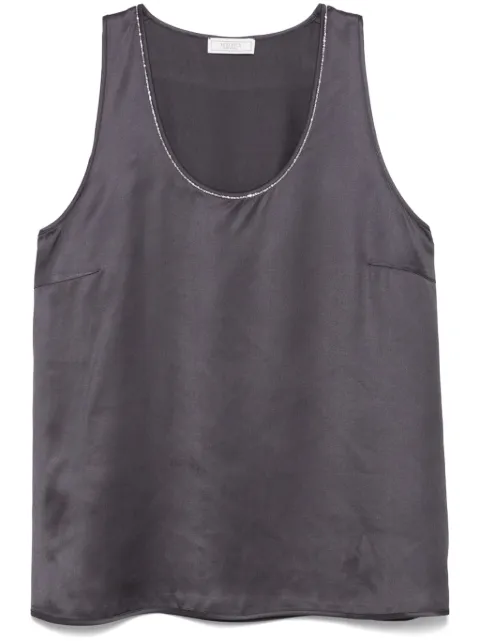 Peserico bead-detail tank top