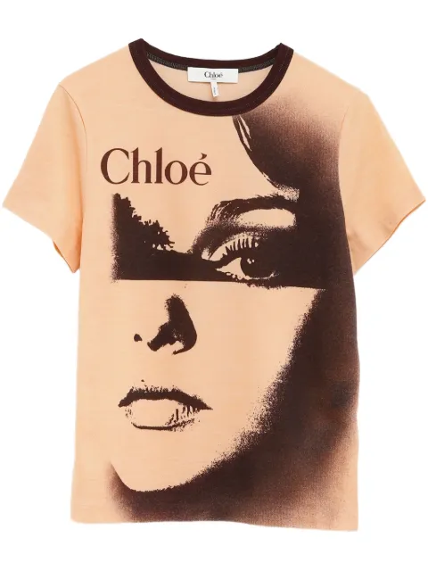 Chloé playera con estampado gráfico