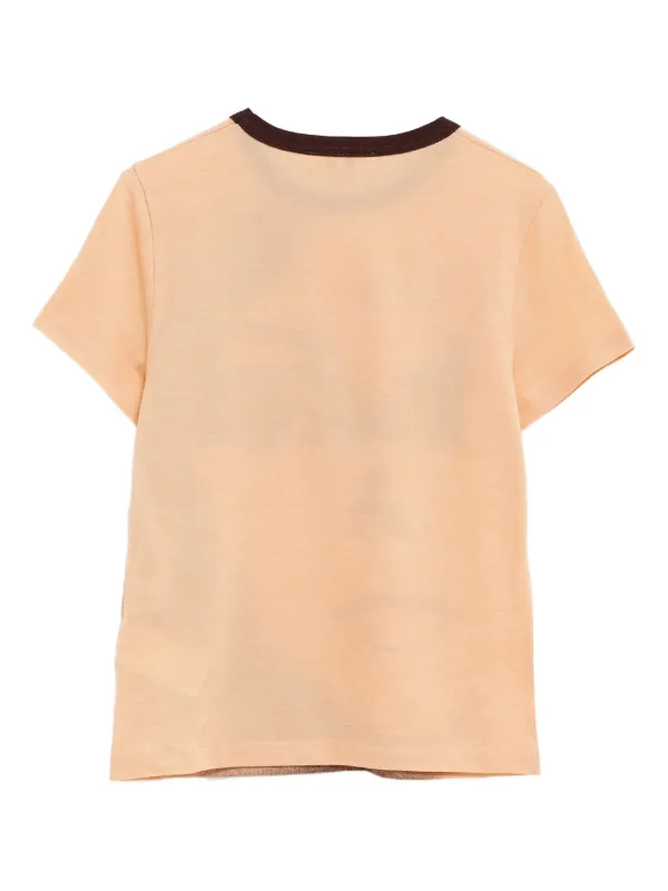 Tシャツ・カットソー CHLOE Woman T-Shirt Orange CH25UJH11189 81S Chloé graphic-print T-Shirt | Orange | FARFETCH