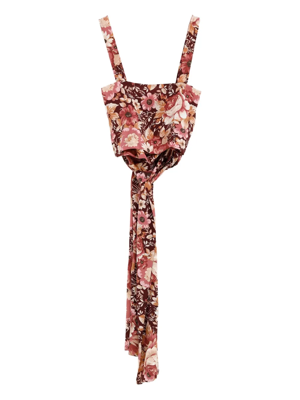 Chloé floral-print cropped top | Vests & Tank Tops | Image 2