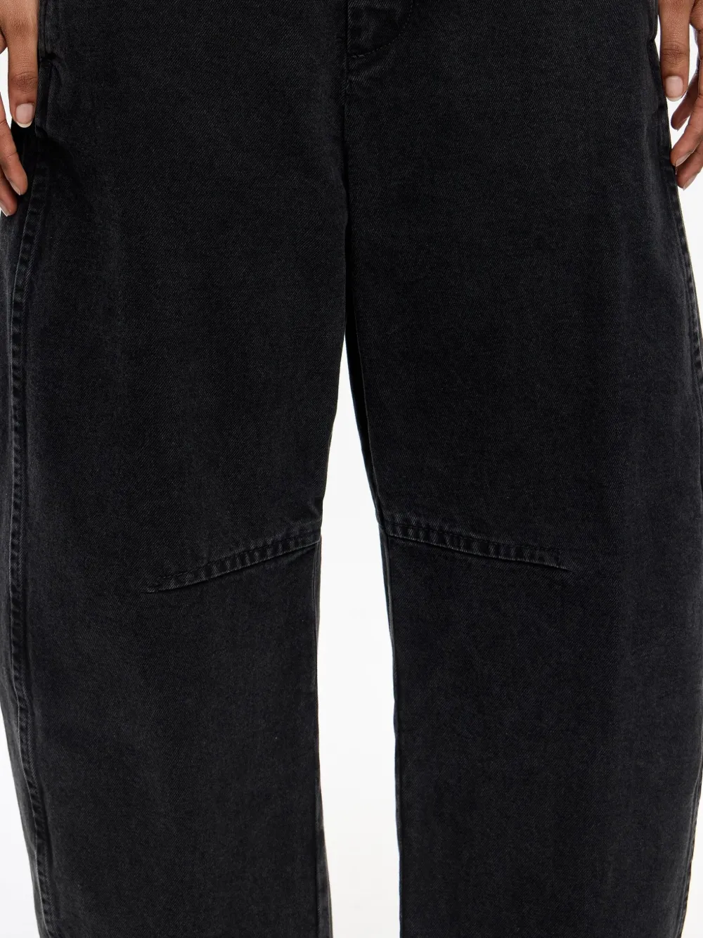 Bimba y Lola Broek met toelopende pijpen Zwart